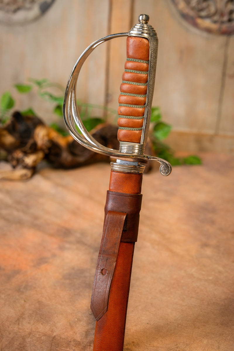 Sable de artillería británico 1821, semi-afilado