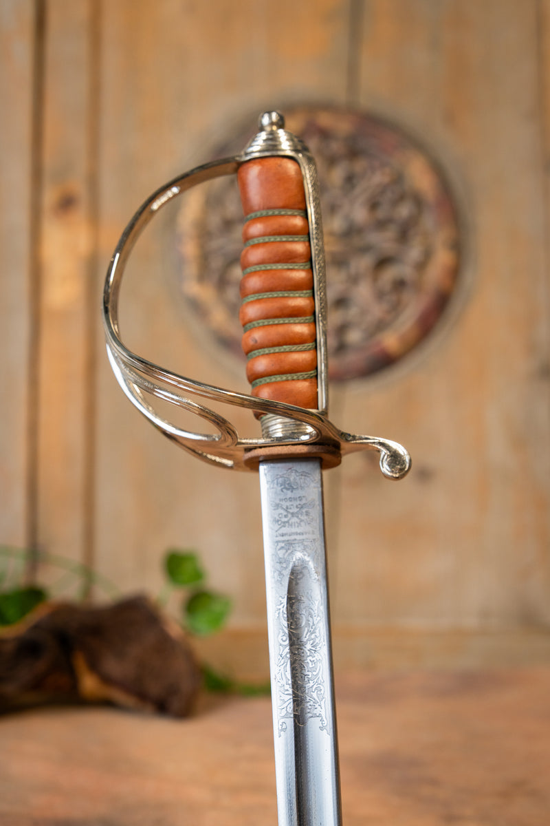 Sable de artillería británico 1821, semi-afilado