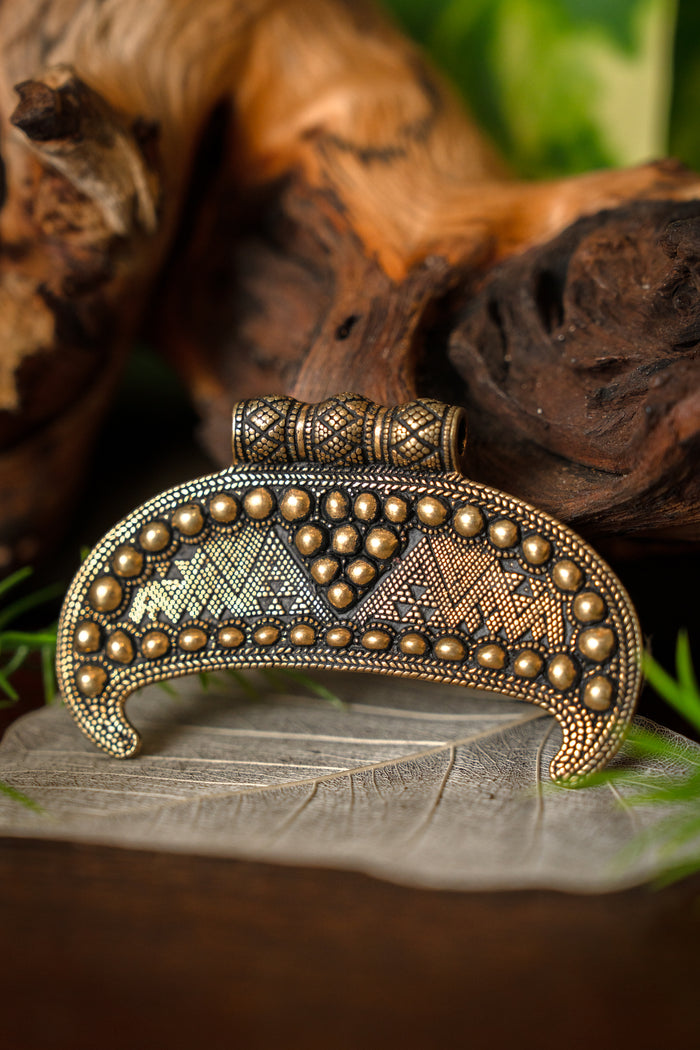 Slavic Lunula Amulet Gnezdovo, Bronze