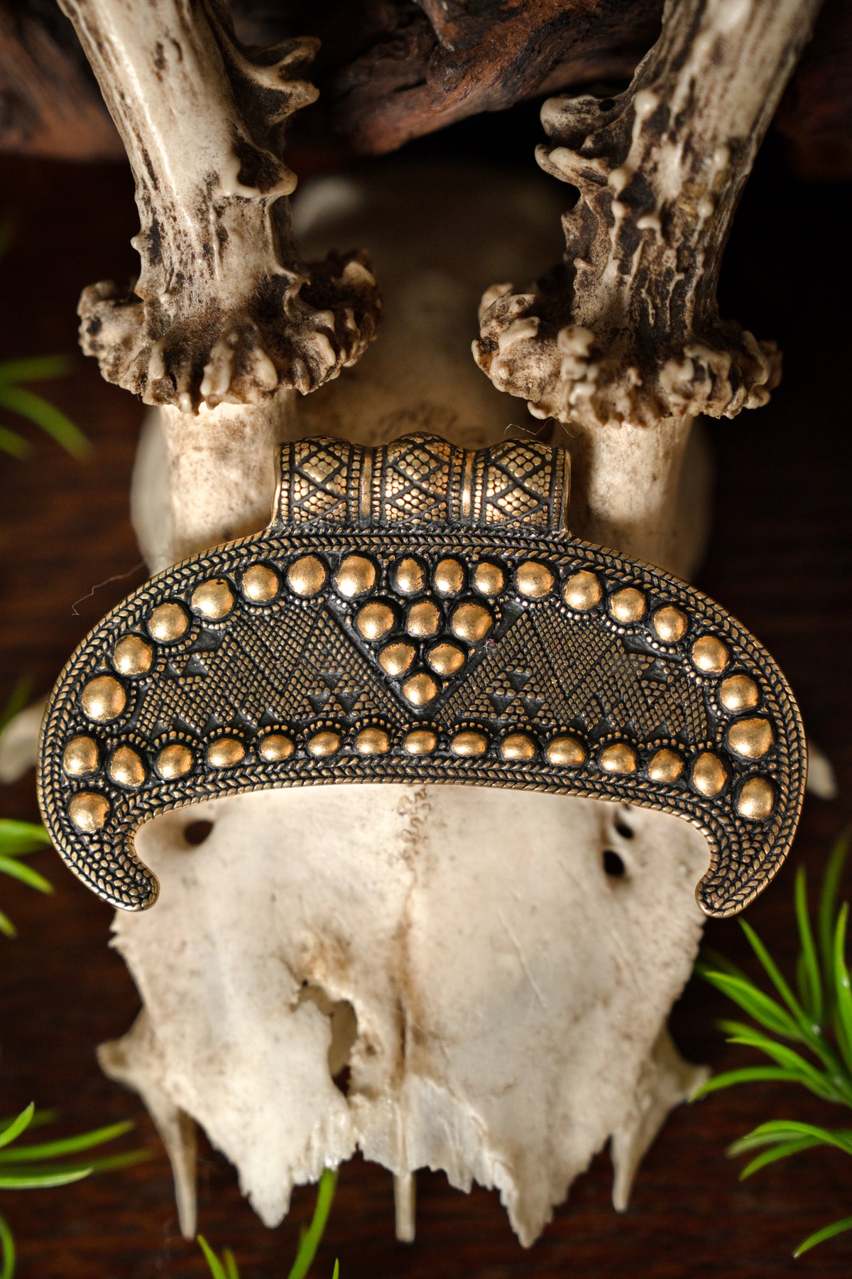 Slavic Lunula Amulet Gnezdovo, Bronze