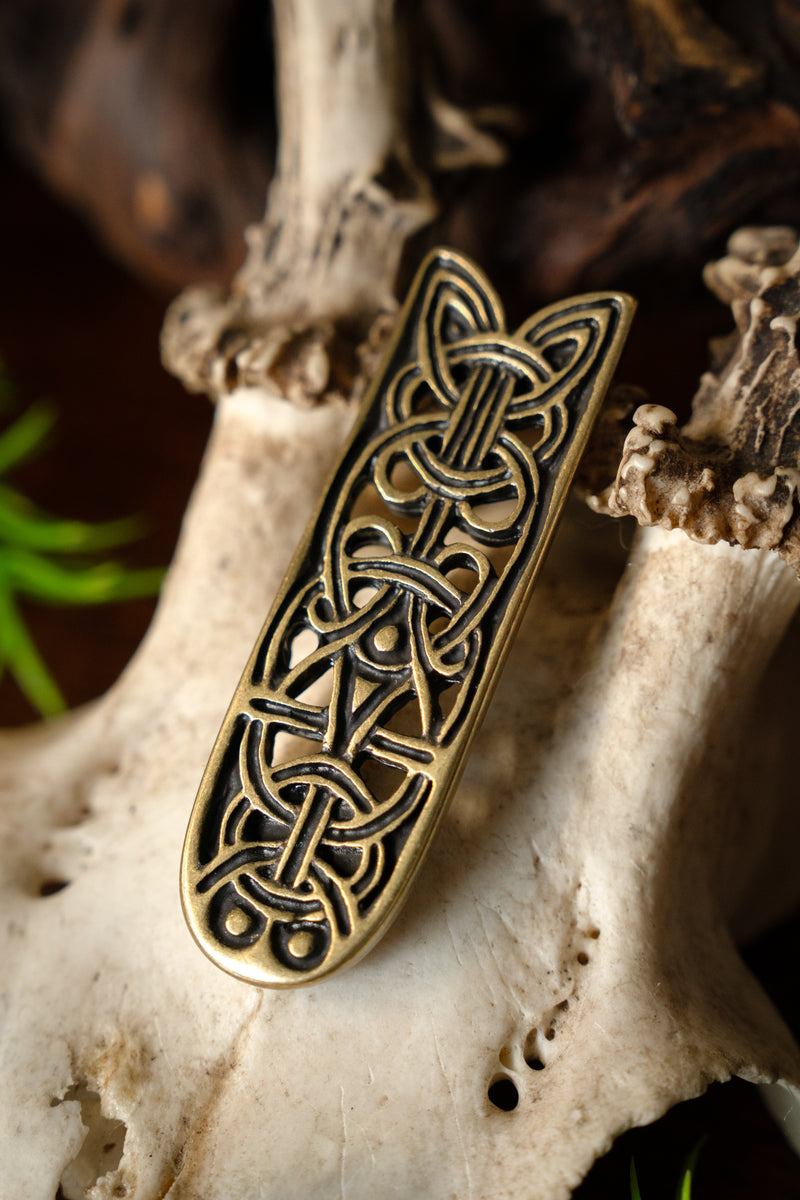 Jorvik bältesbeslag, mässing