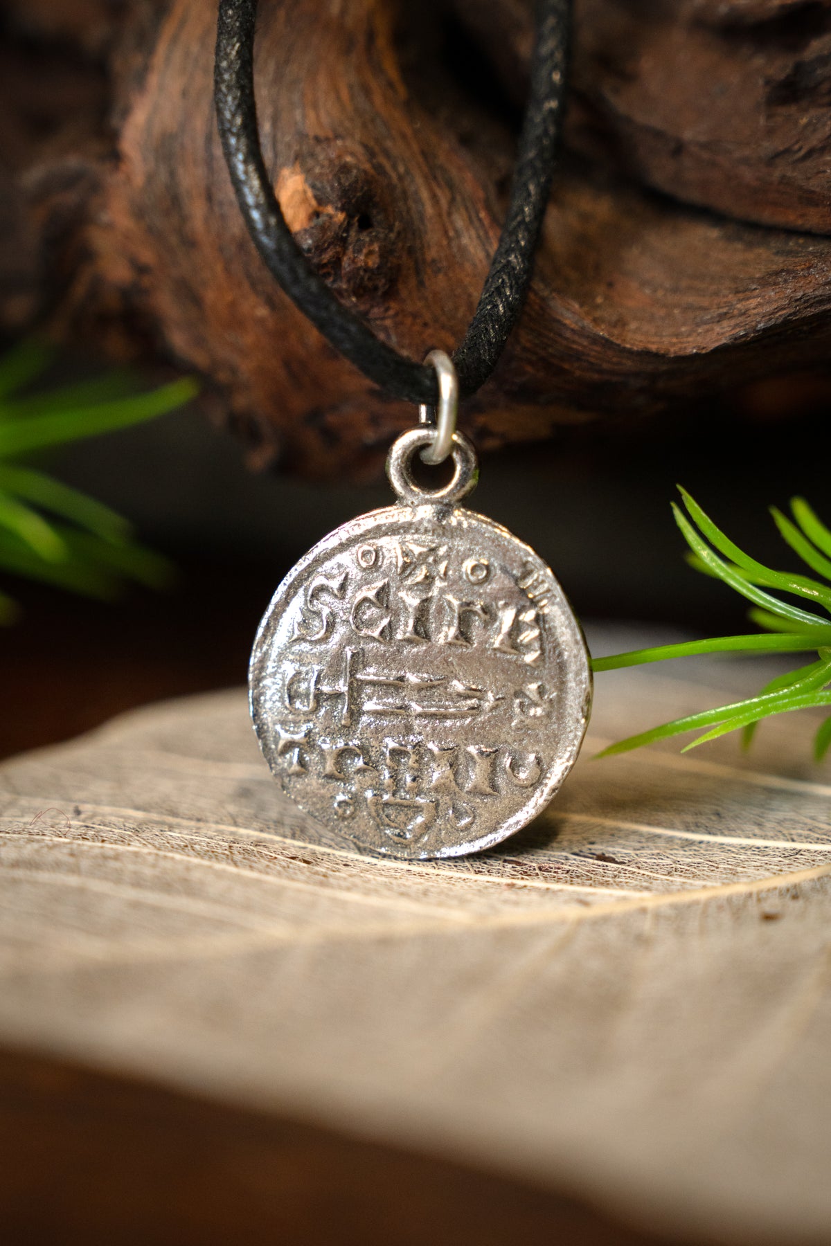 Viking coin amulet Jorvik, tin