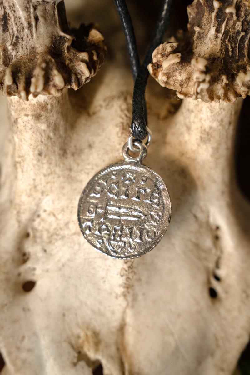 Coin pendant Jorvik, pewter