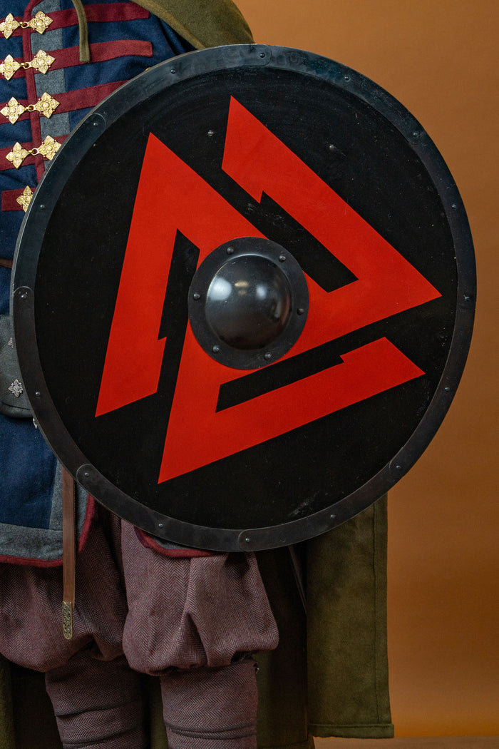 Viking Shield with Valknut