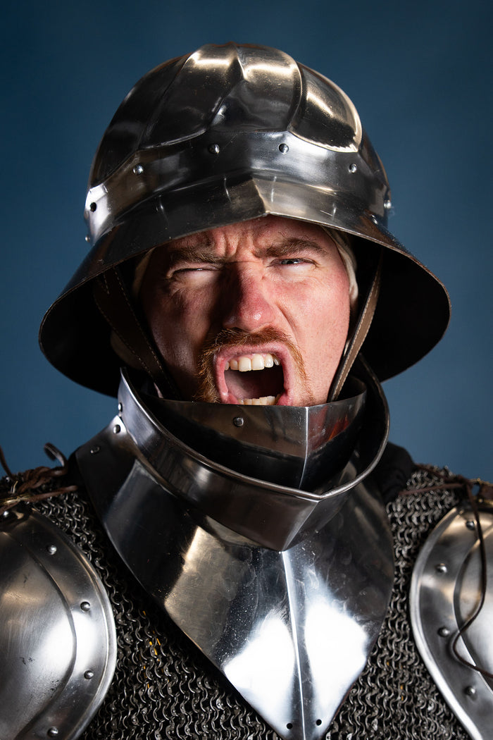 15th century Burgundian kettle hat, 1.6 mm