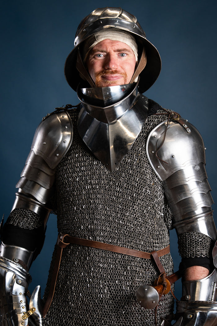 15th century Burgundian kettle hat, 1.6 mm