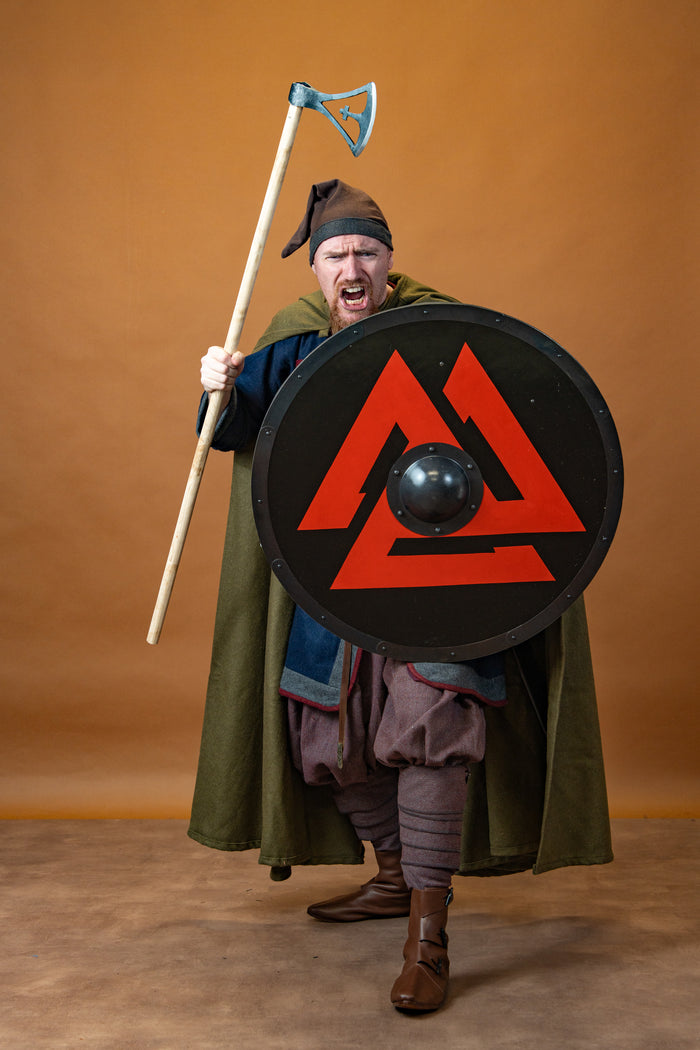 Viking Shield with Valknut