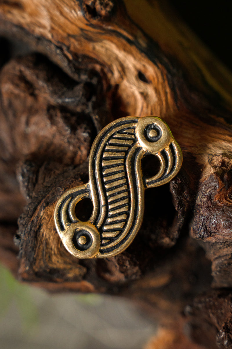 Fränkische Adlerfibel, Bronze