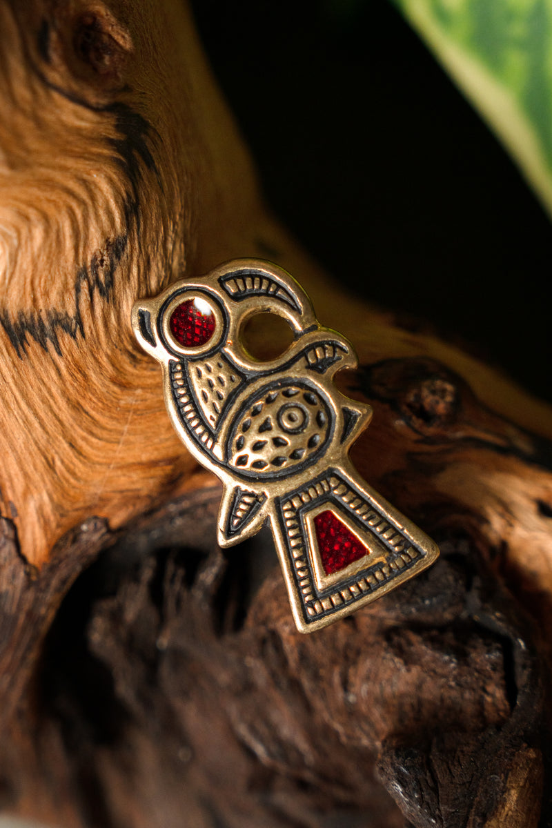 Frankische vogelbroche, brons