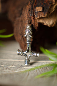 Icelandic Thor's hammer, sterling silver