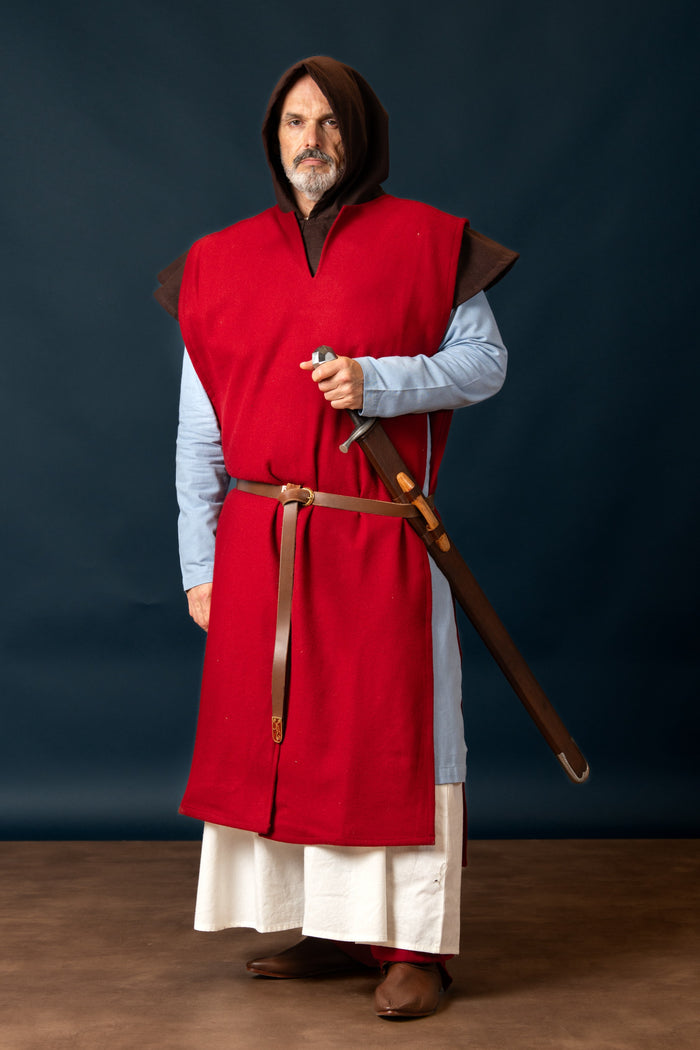 Cyclas, overdressed, Bernard, wool blend, red