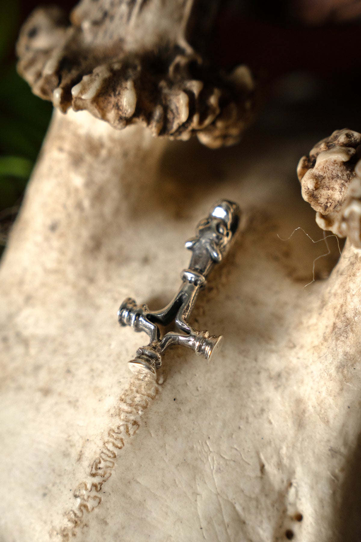 Icelandic Thor's hammer, sterling silver