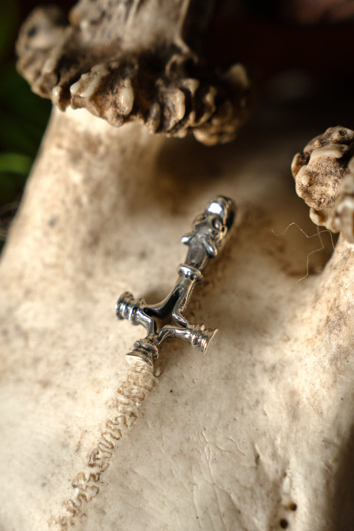 Icelandic Thor's hammer, sterling silver