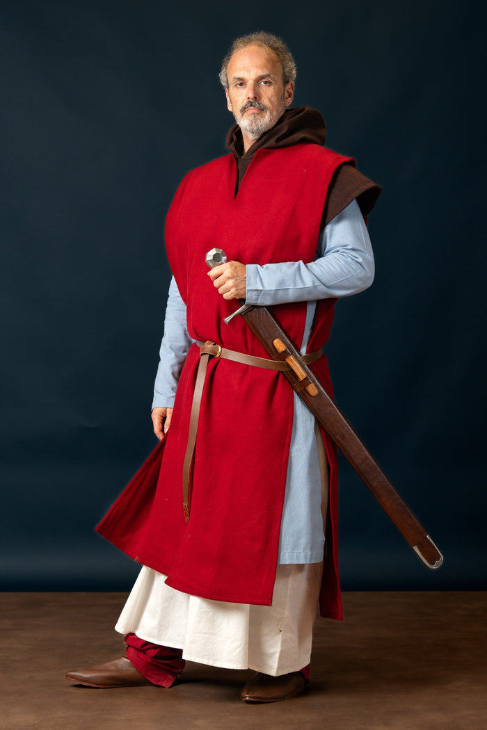 Cyclas, overdressed, Bernard, wool blend, red