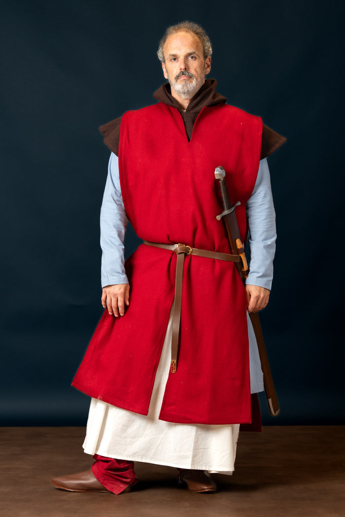 Cyclas, overdressed, Bernard, wool blend, red