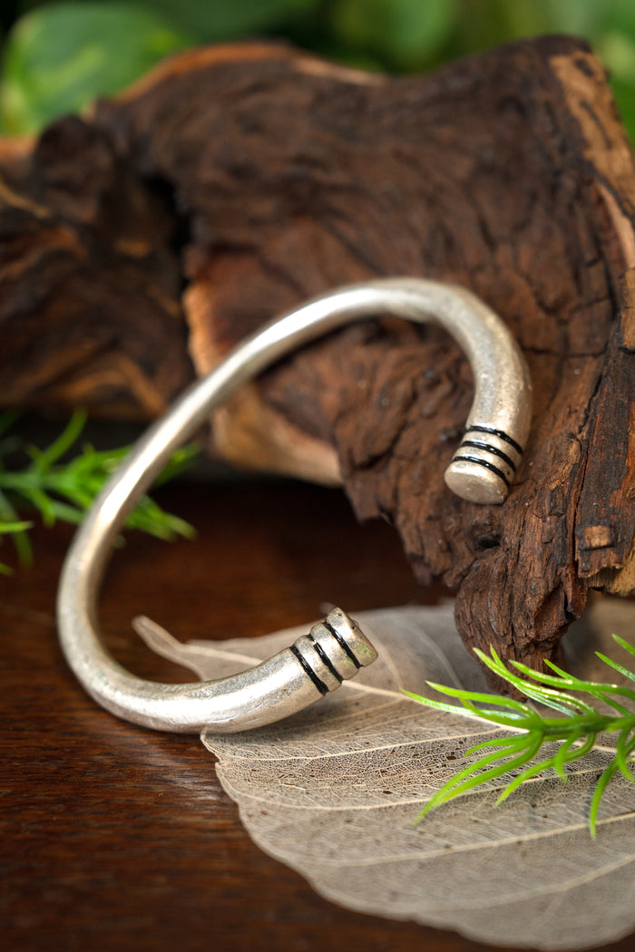 Merovingian bracelet, silvered bronze