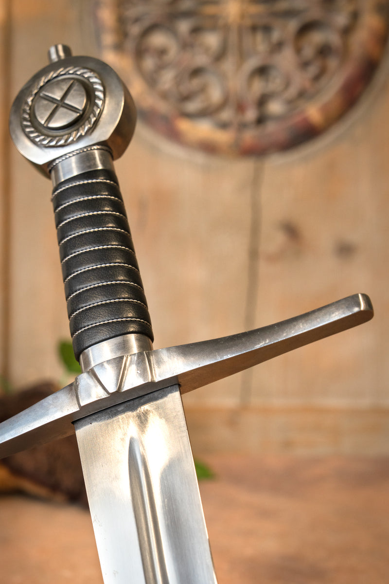 Espada medieval Robert the Bruce, semi-afilada