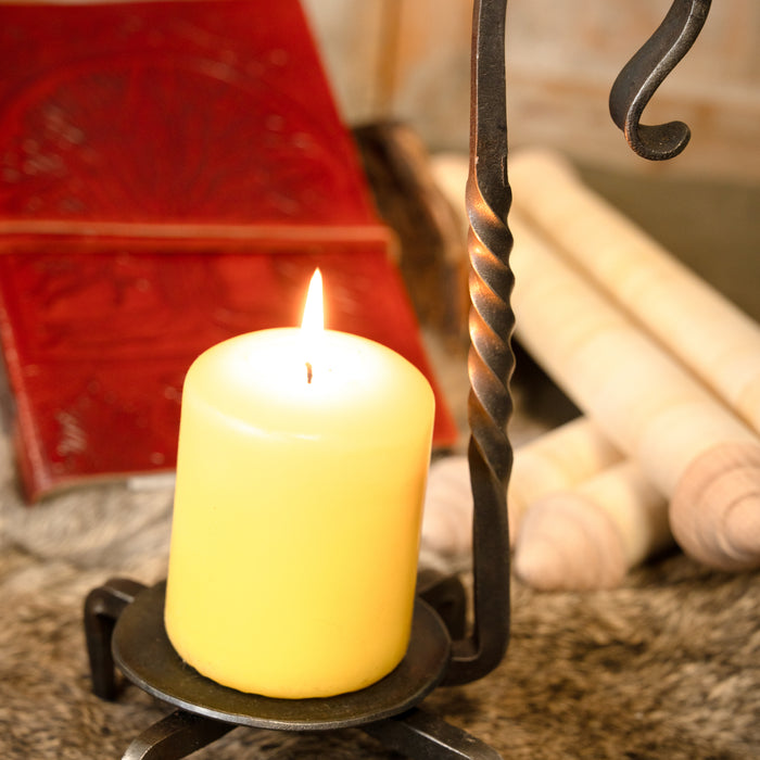 Hand-forged candle holder Gudrun