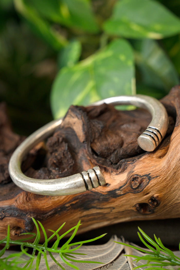 Merovingian bracelet, silvered bronze