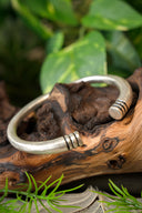 Merovingian bracelet, silvered bronze