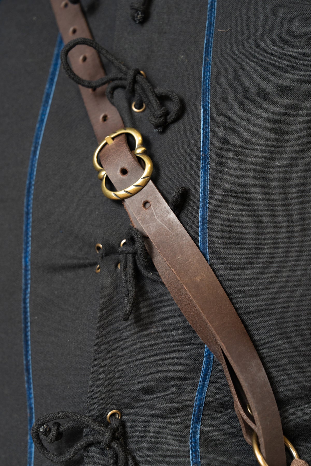 Rapier baldric, 16th-17th century, brown