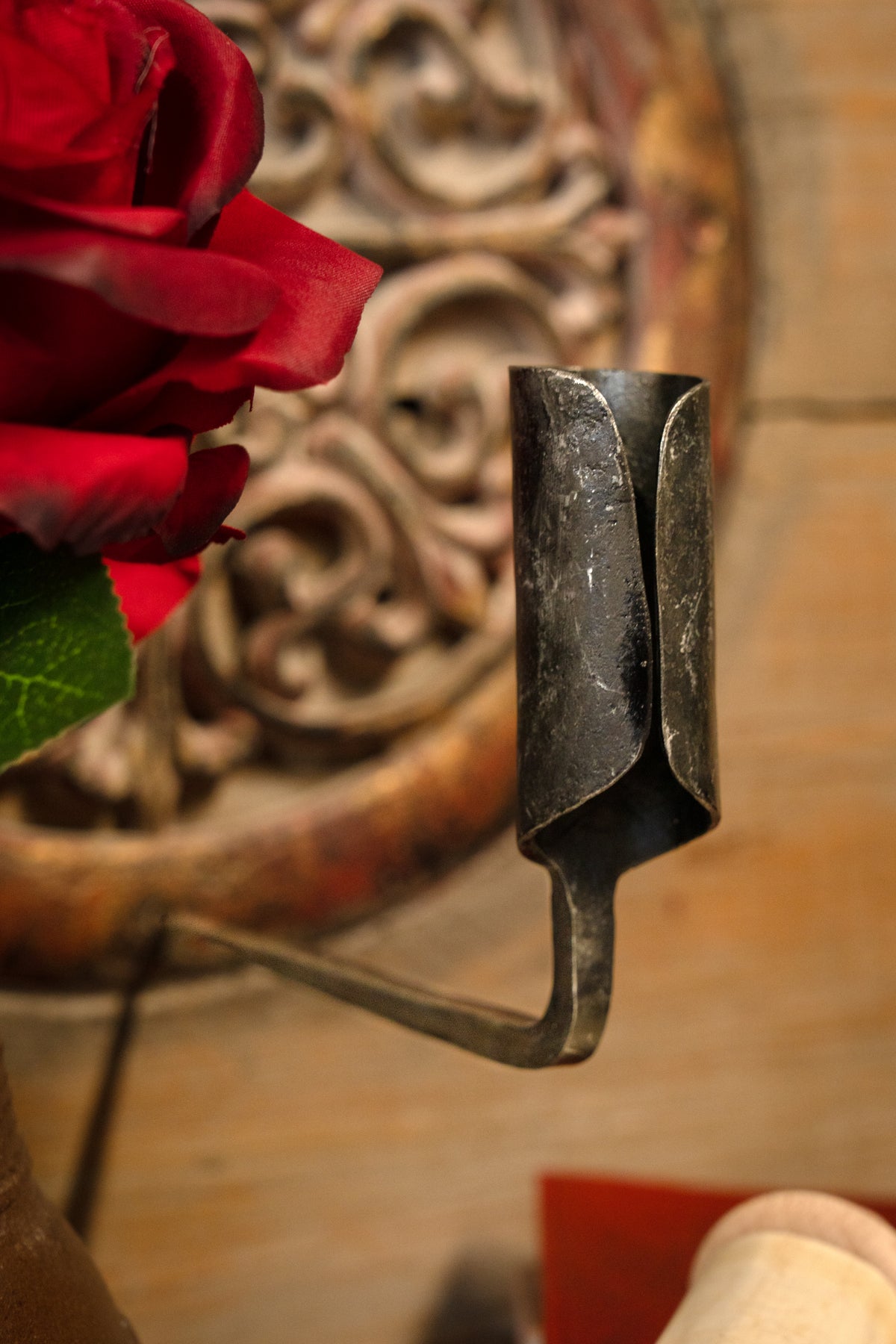Medieval candleholder (bent)