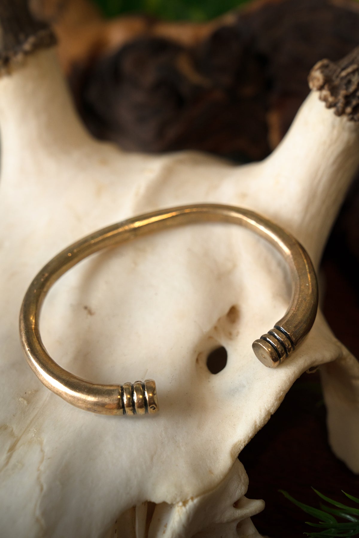 Merovingian bracelet, bronze
