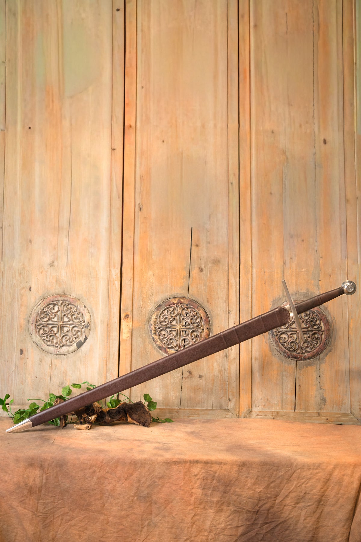 13th century longsword, tempered, blunt (battle-ready)