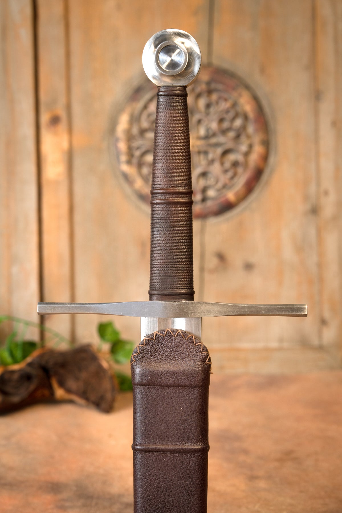 13th century longsword, tempered, blunt (battle-ready)