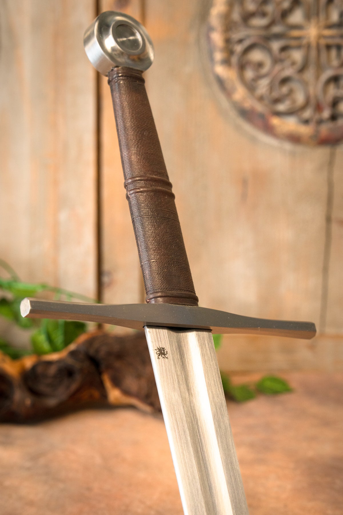 13th century longsword, tempered, blunt (battle-ready)