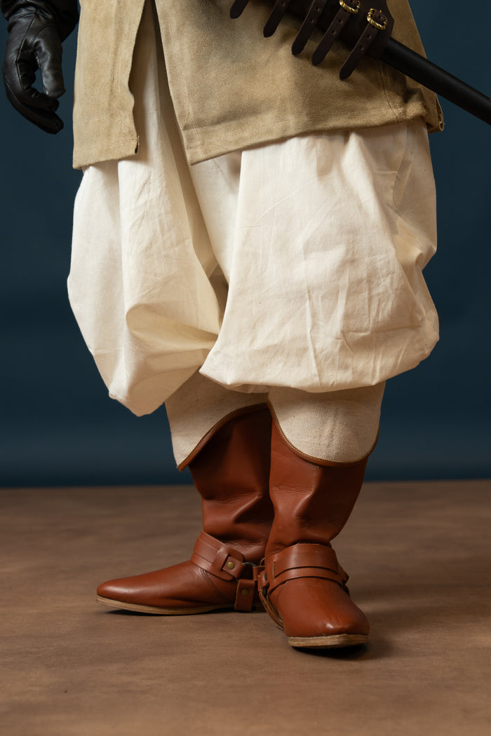 Musketeer boots Heroldus, medieval, brown