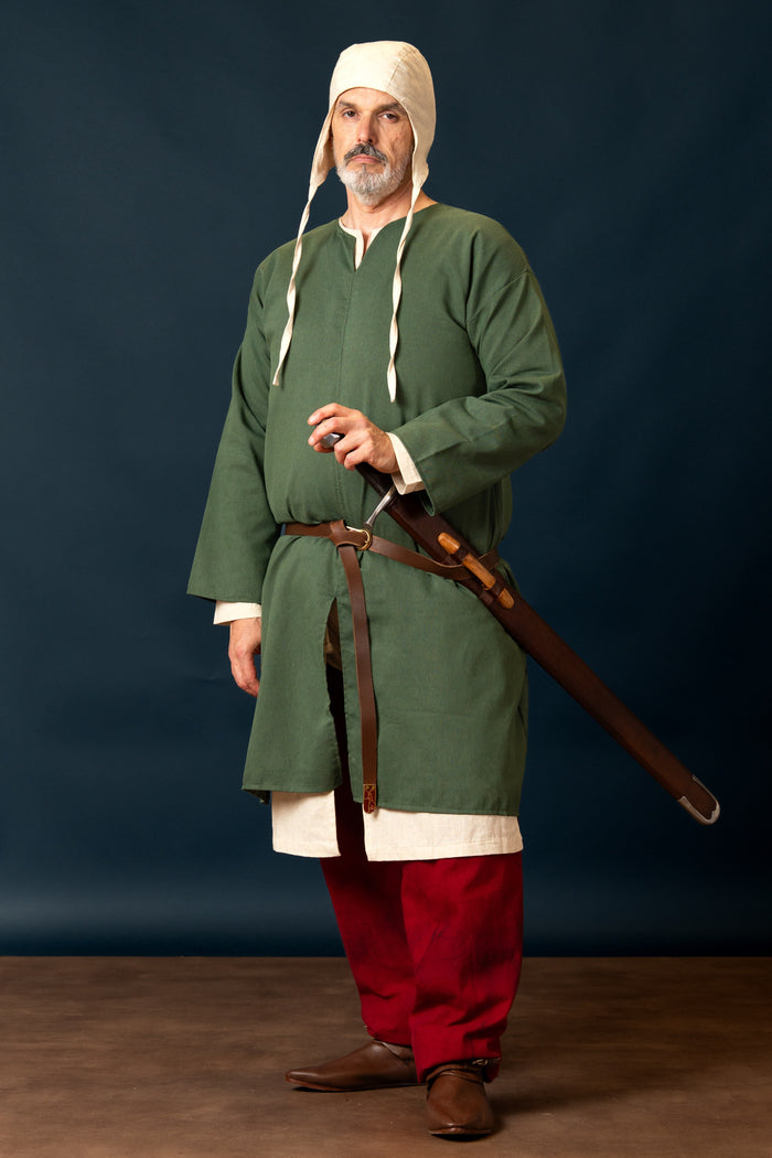 Normandy tunic, william, Linen - Green