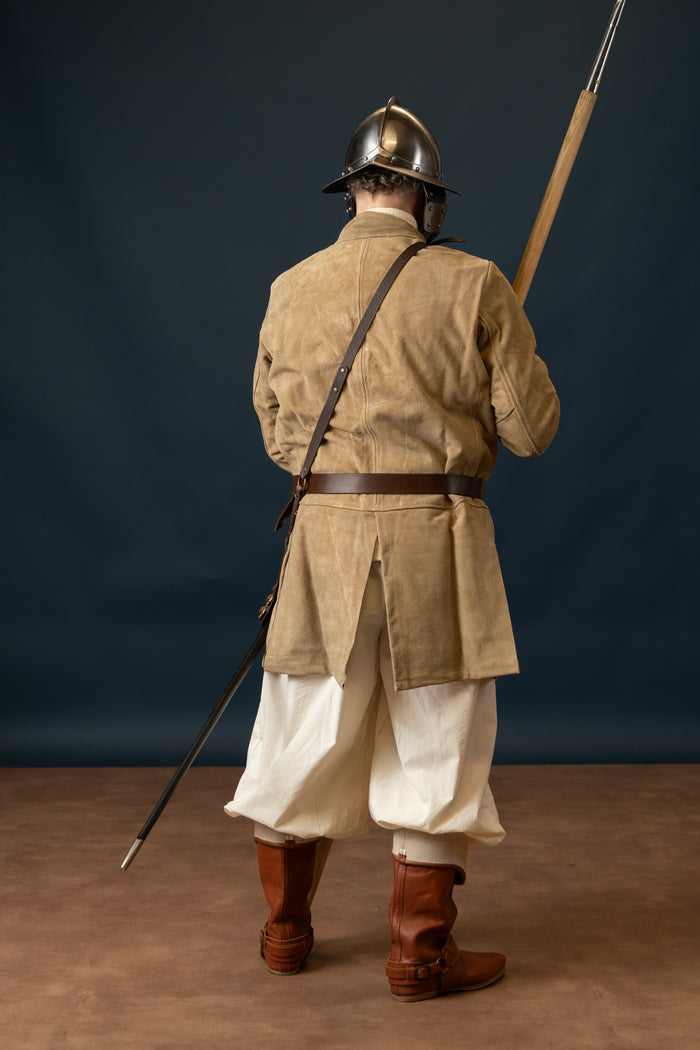 17th Century Suede Jacket Tilly, Sand (Buffcoat)