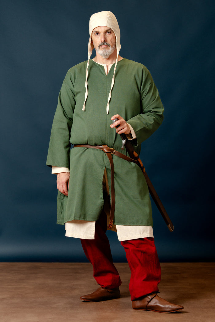 Normandy tunic, william, Linen - Green