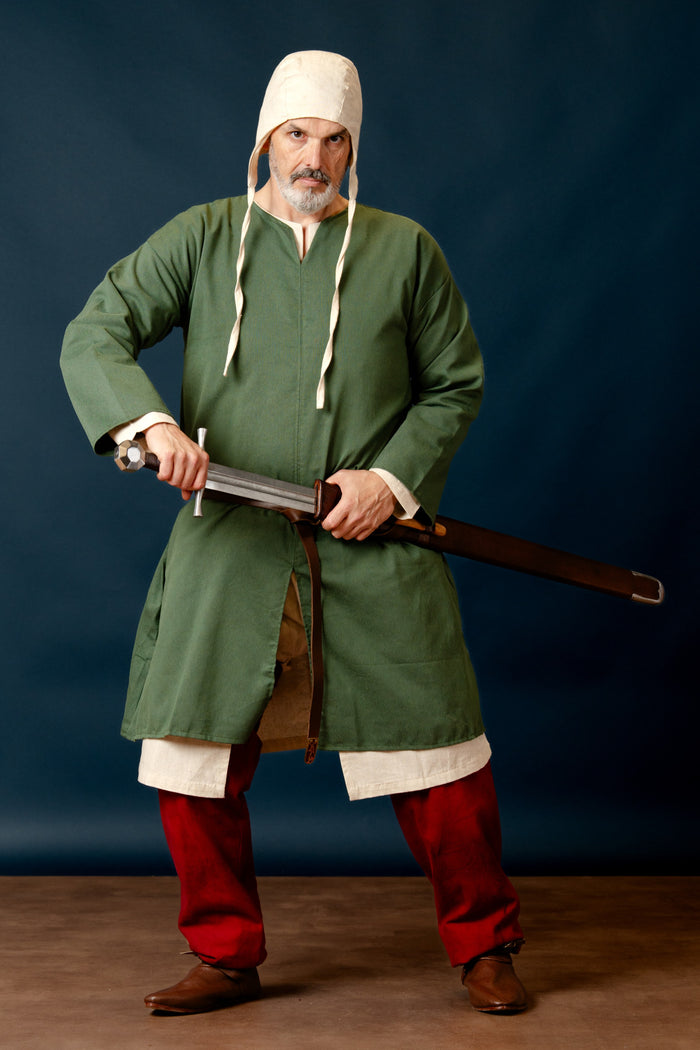 Normandy tunic, william, Linen - Green