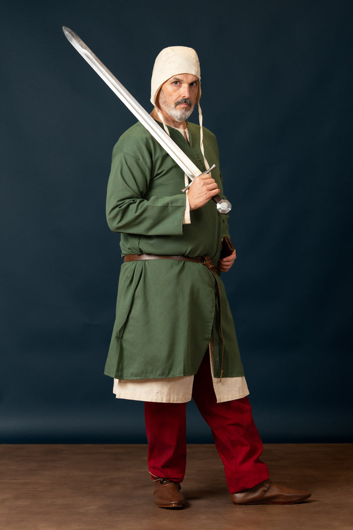 Normandy tunic, william, Linen - Green