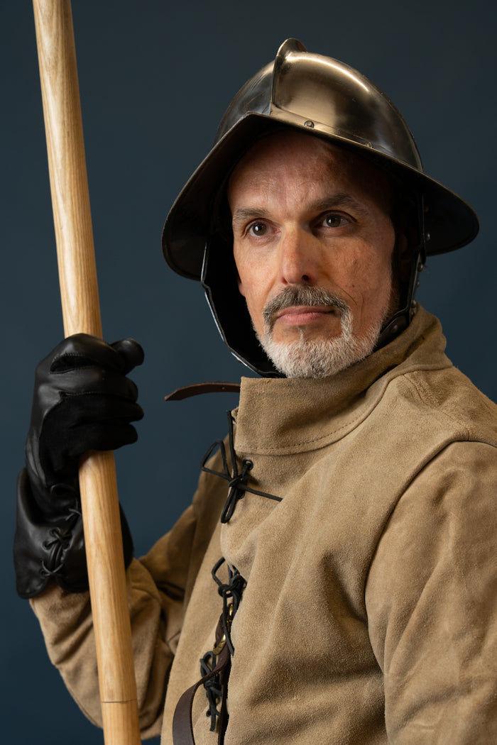 17th century morion, pikeman’s pot, 1.0 mm