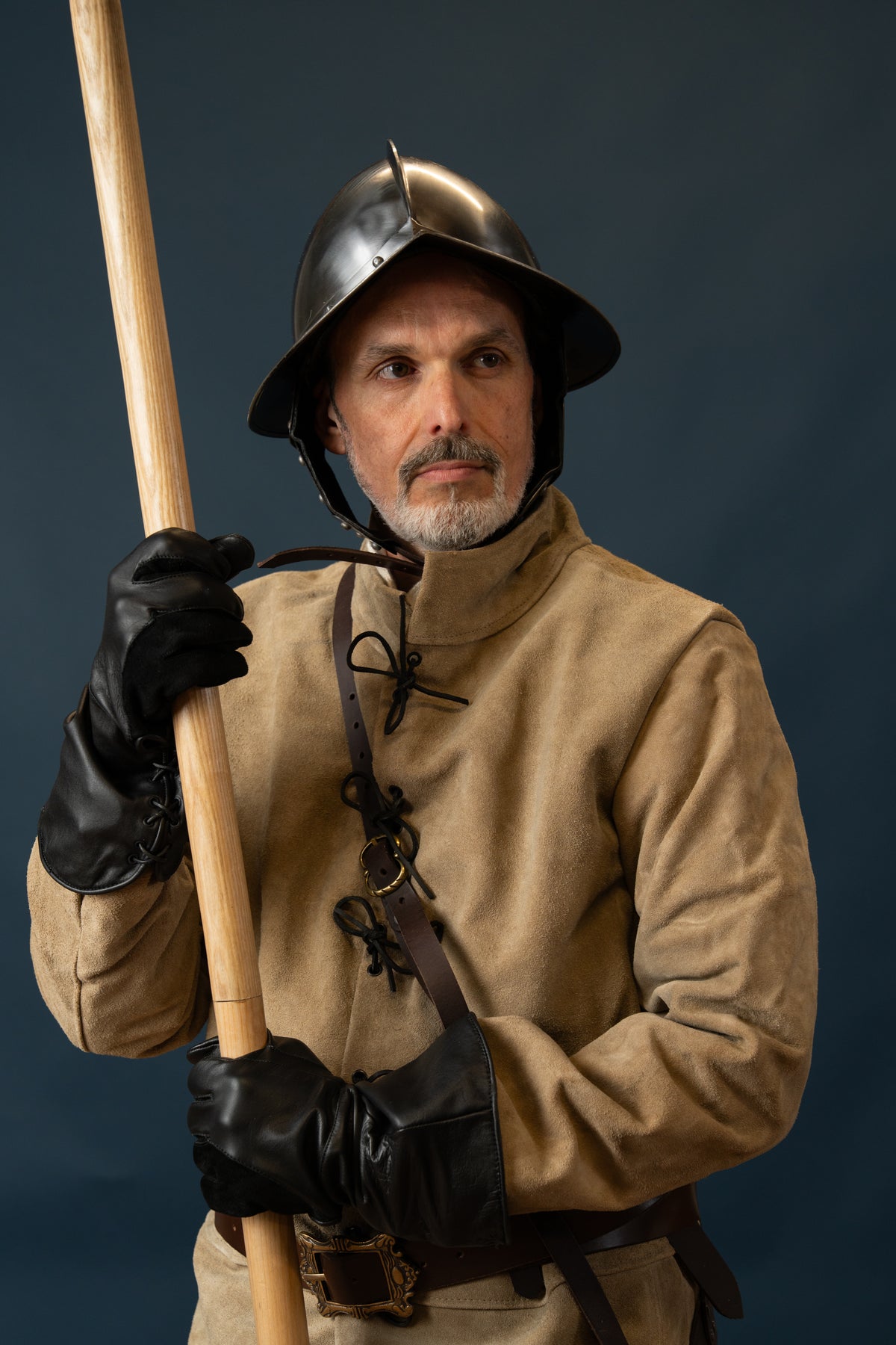 17th Century Suede Jacket Tilly, Sand (Buffcoat)