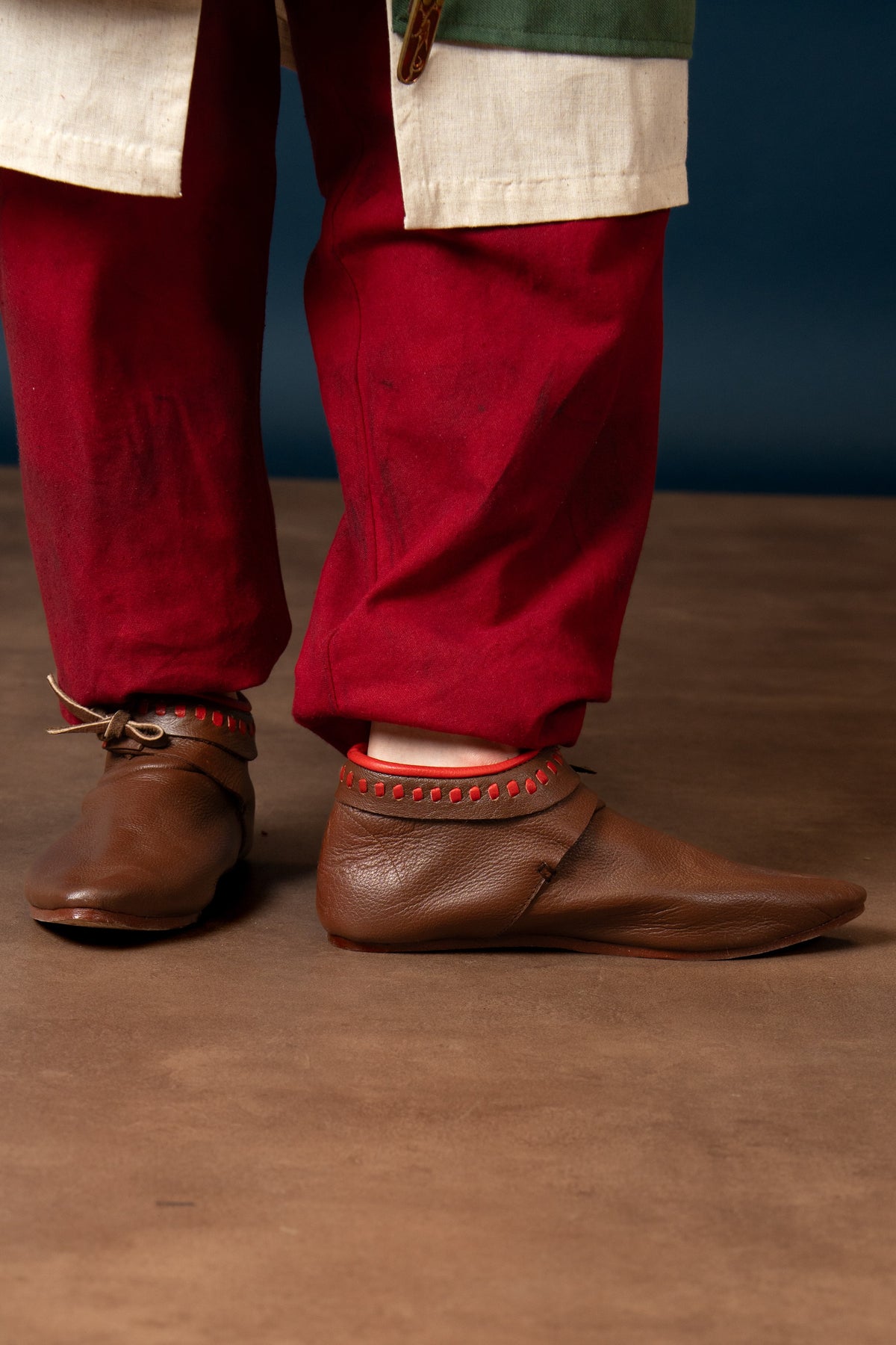 Decorated ankle boots, brown