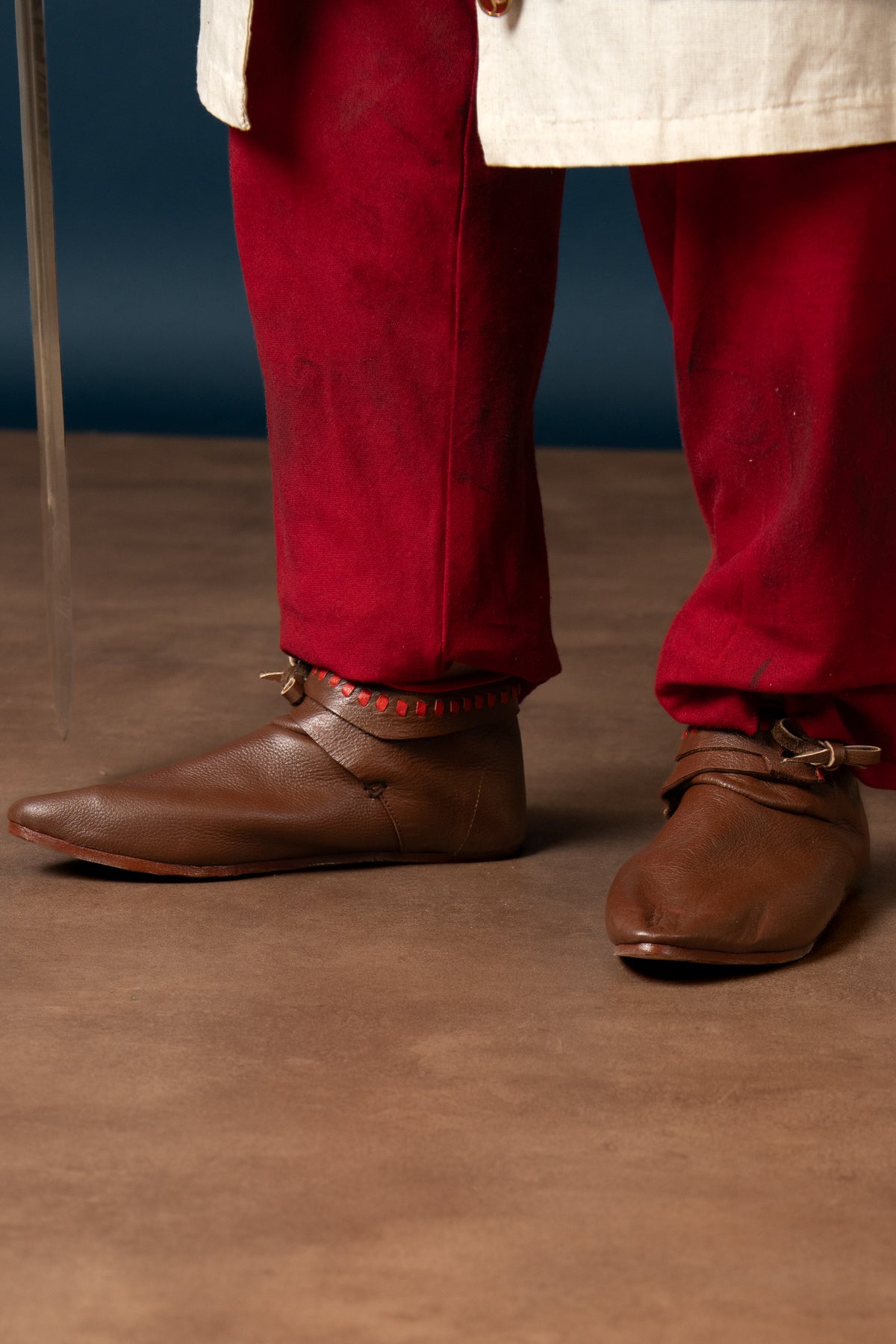 Decorated ankle boots, brown