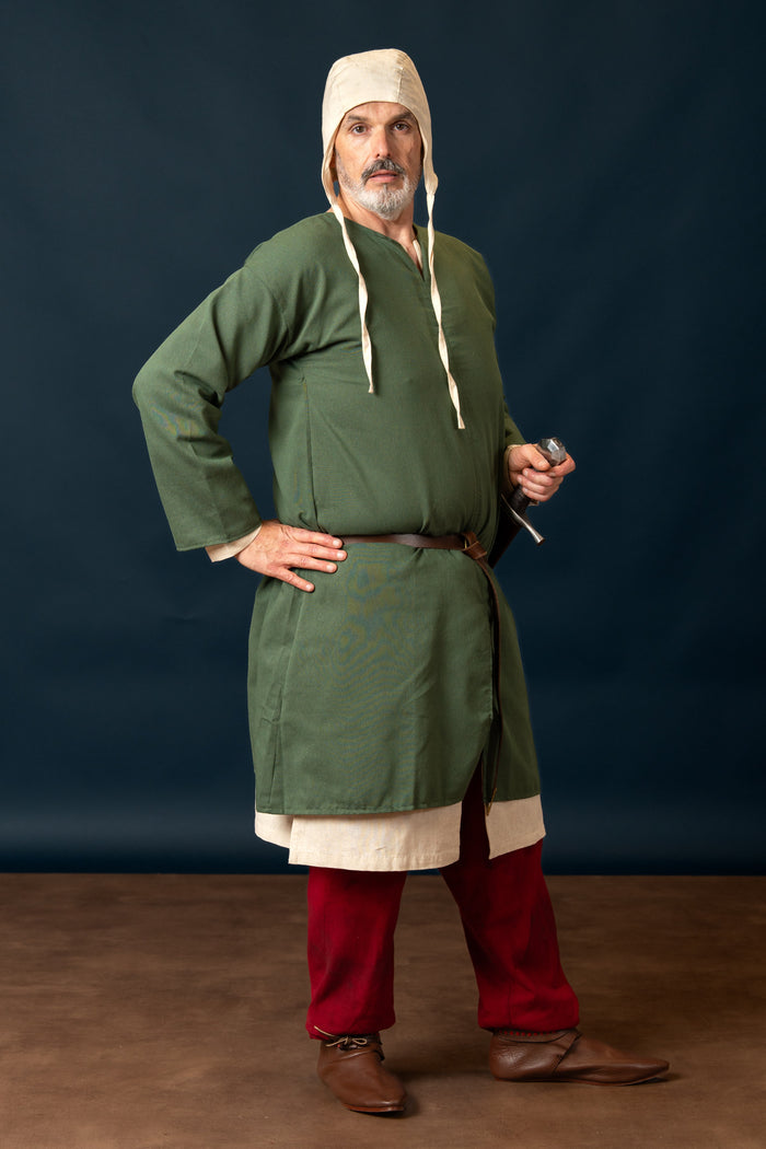 Normandy tunic, william, Linen - Green