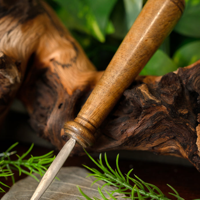 Early medieval leather awl Birka