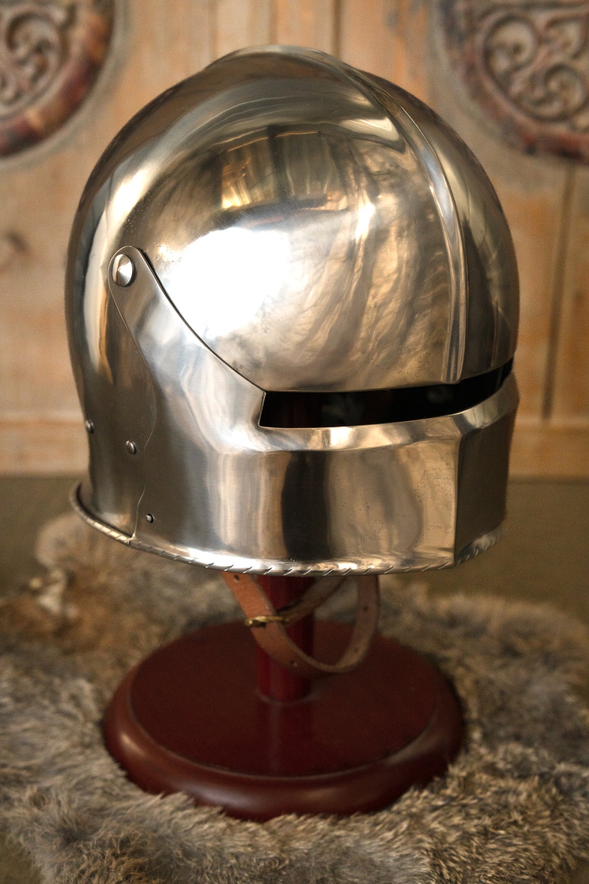 Swiss sallet (1490-1500), 1.6 mm (battle-ready)