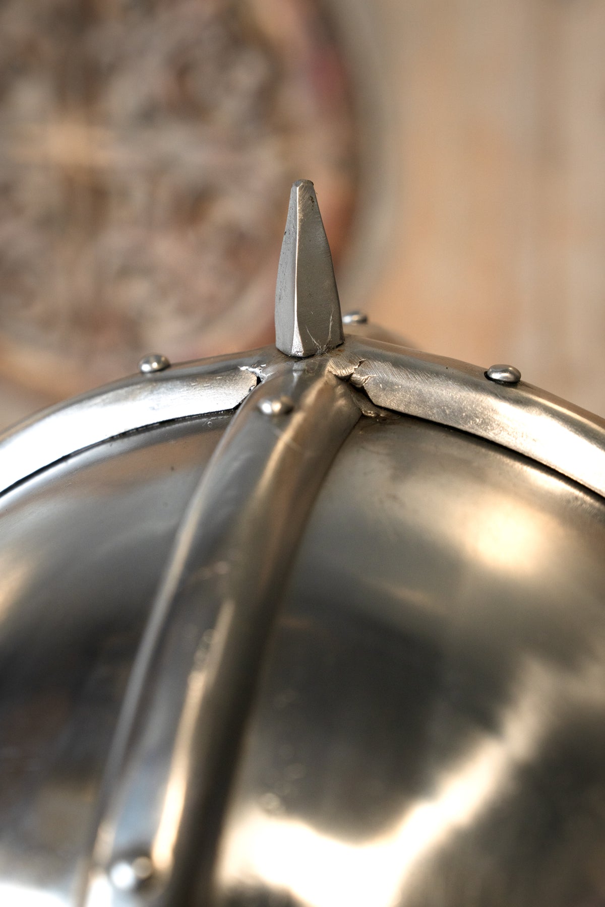 Viking spectacle helmet Gjermundbu, 2 mm (battle-ready)