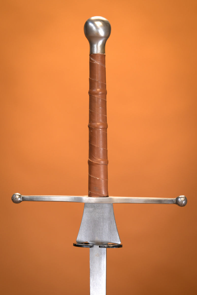 HEMA Federschwert, 125 cm, harde flexibiliteit, bruin, bot (battle-ready)