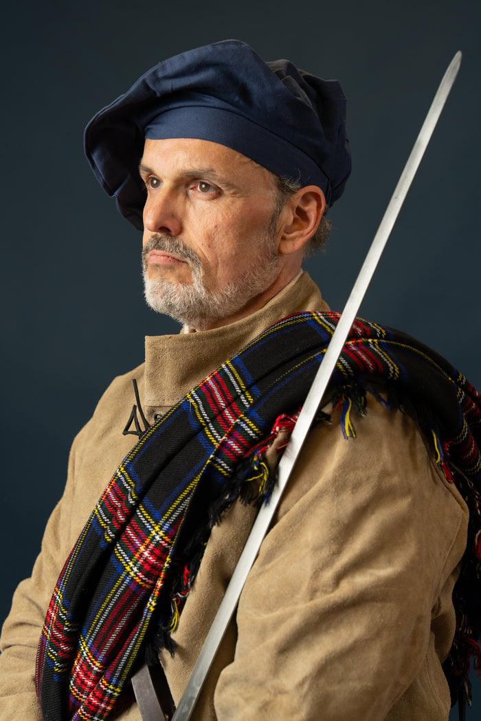 Scottish plaid tartan, Black Stewart