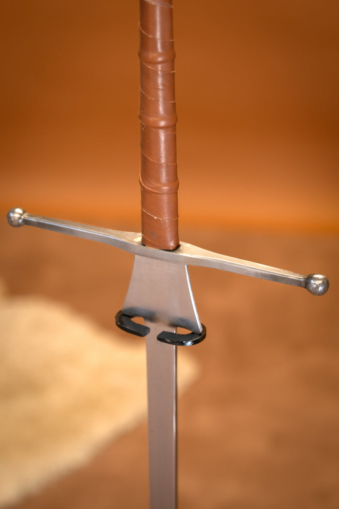 HEMA Federschwert, 125 cm, hard flexibility, brown, blunt (battle-ready)