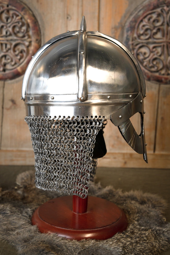 Viking spectacle helmet Gjermundbu, 2 mm (battle-ready)