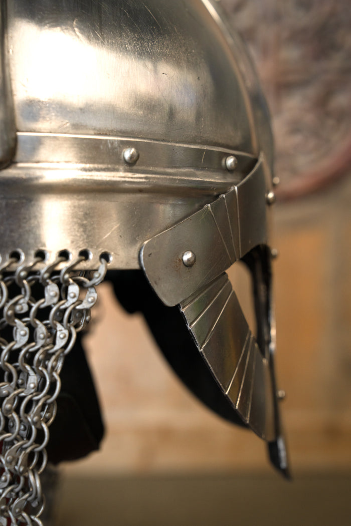 Viking spectacle helmet Gjermundbu, 2 mm (battle-ready)