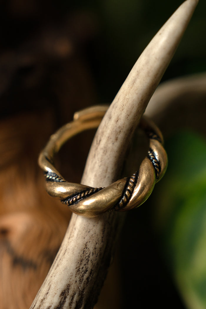 Viking ring Birka, bronze